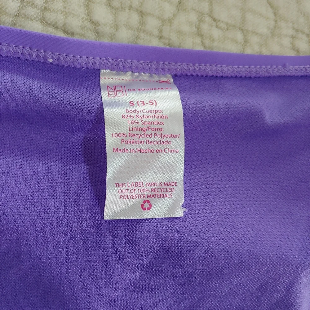 No Boundaries 👙 👙, Women's XL TOP/S BOTTOM, 1 Royal Blue/1 Purple